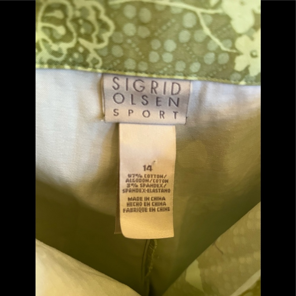 Sigrid Olsen capri pants - Picture 6 of 8